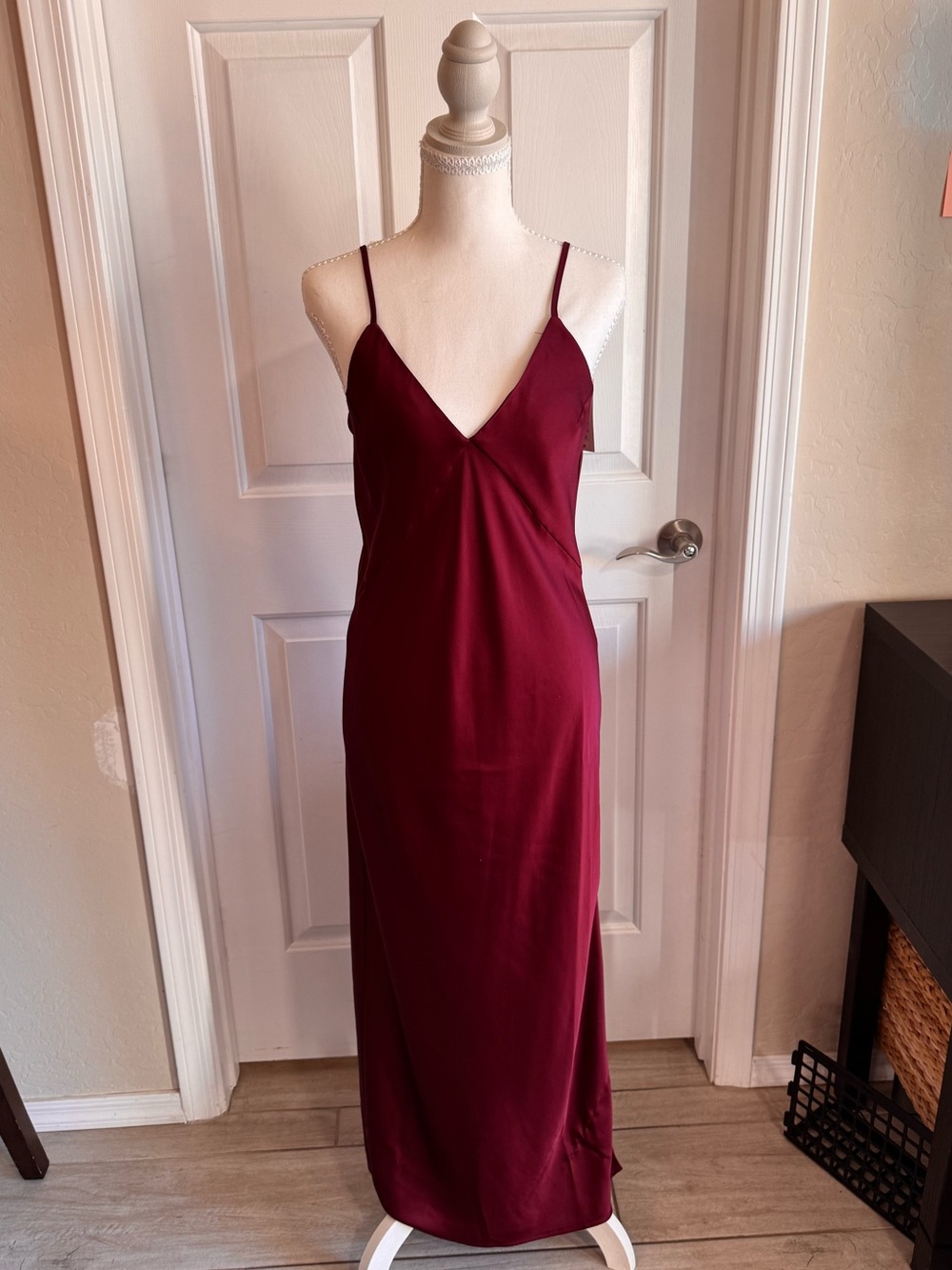 a new day Burgundy Maxi Slip Dress